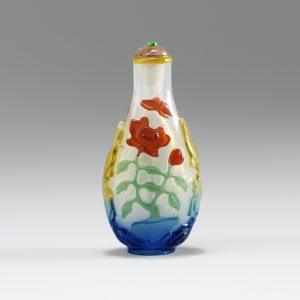 Translucent glass with four colour overlay