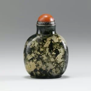 Chalcedony with green moss like markings