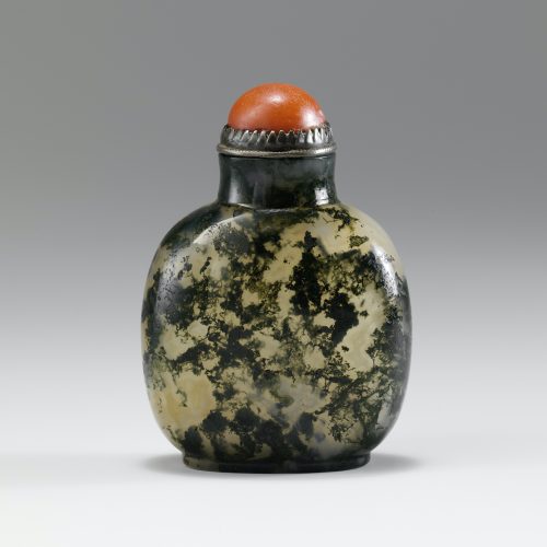 Chalcedony with green moss like markings