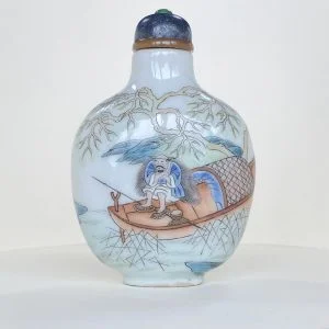 Porcelain, painted in famille rose enamels