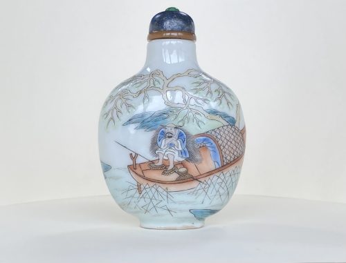 Porcelain, painted in famille rose enamels