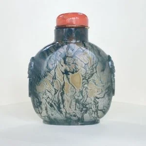 Chalcedony (moss agate) with green dendritic