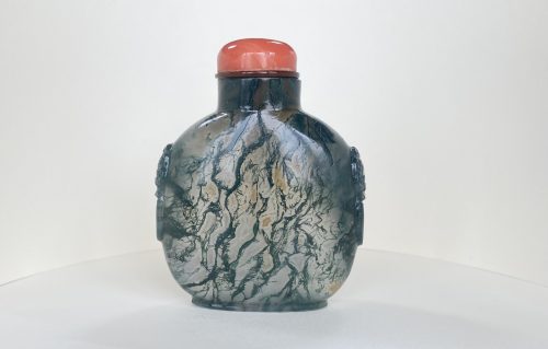 Chalcedony (moss agate) with green dendritic - Image 2